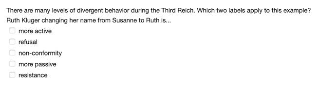 There are many levels of divergent behavior