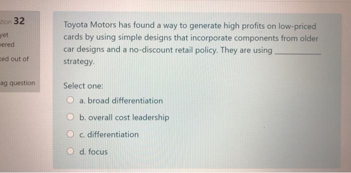 stion 32 yet ered Toyota Motors has found a way