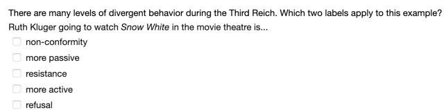 There are many levels of divergent behavior