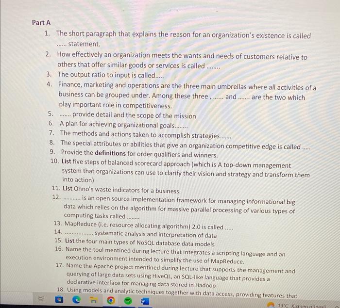 1. The short paragraph that explains the reason