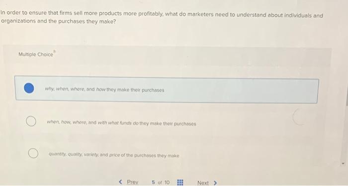 In order to ensure that firms sell more products