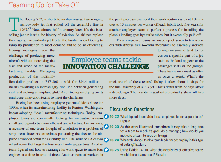 10 point summary from this statement Teaming Up