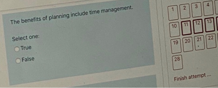 2 3 The benefits of planning include time