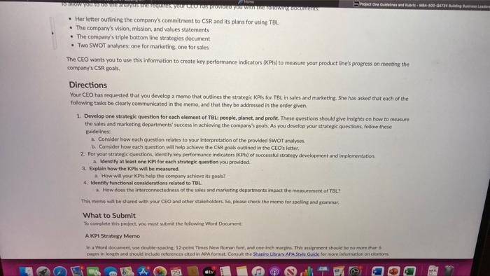 Listen Competency In this project, you will