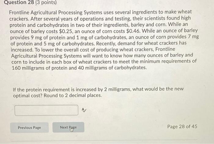 Frontline Agricultural Processing Systems uses