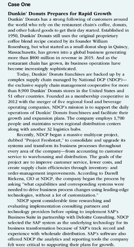 2 Case One Dunkin' Donuts Prepares for Rapid