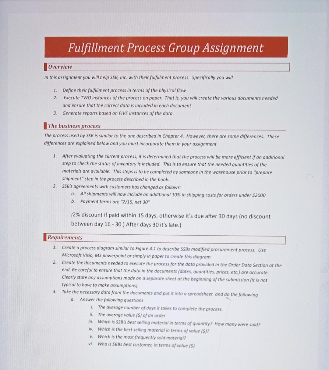 please answer fast Overview In this assignment