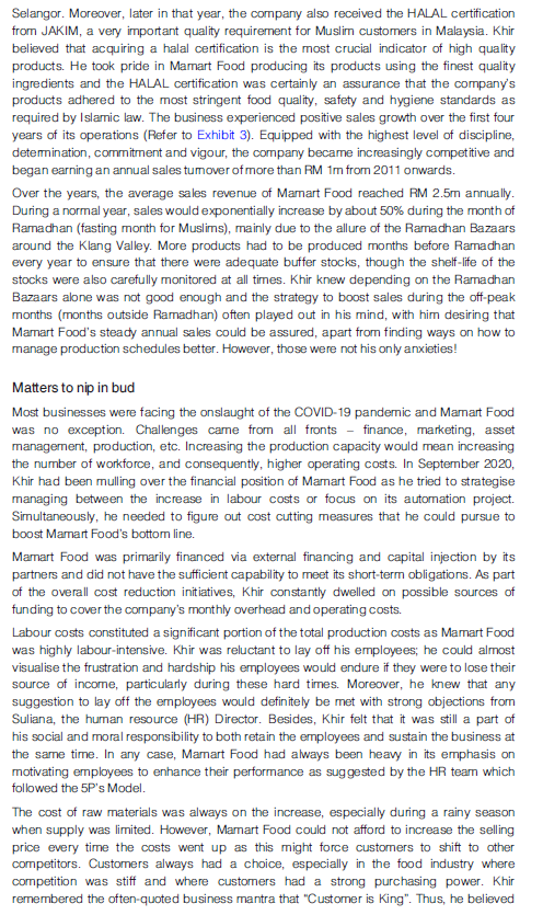 Makin Dirasa Makin Terasa: the case of Mamart