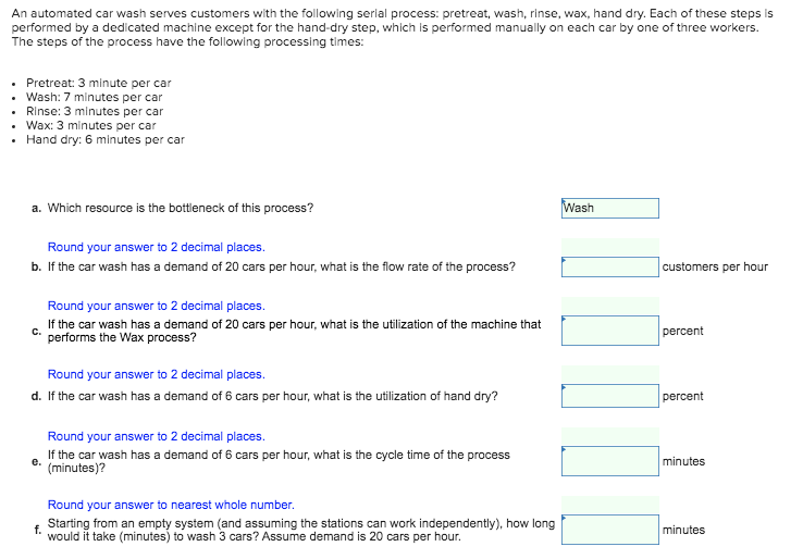 An automated car wash serves customers with the