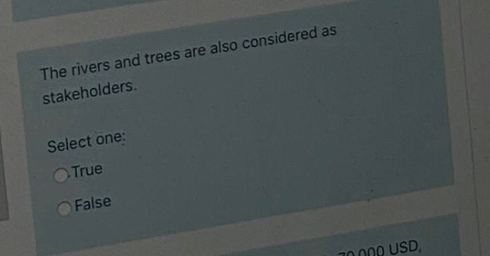 The rivers and trees are also considered as