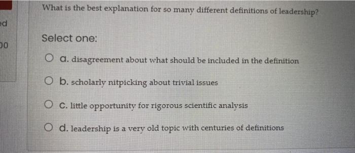 What is the best explanation for so many