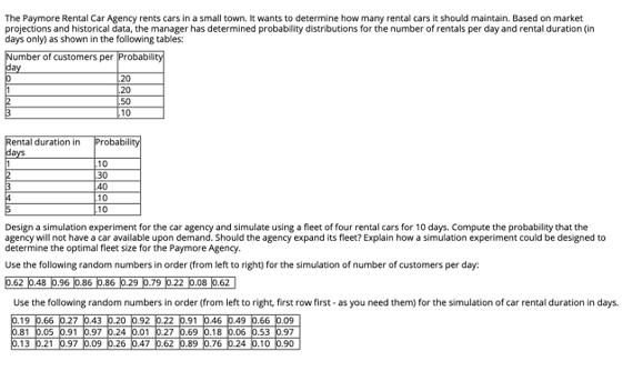 Please Show on paper rather than excel The