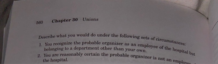 CASE: THE ORGANIZER You are the central supply
