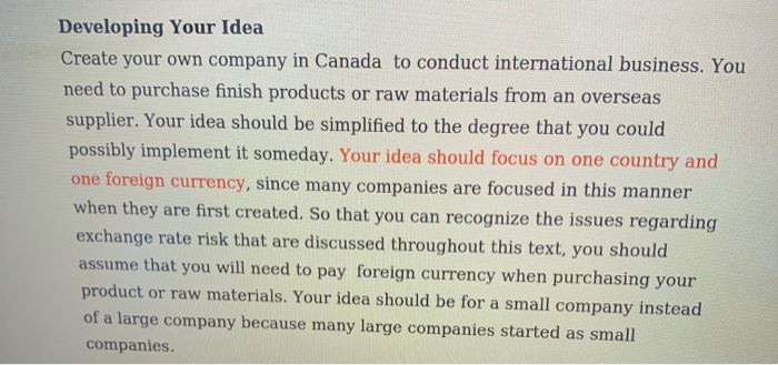 Company is based in Canada and company can be of