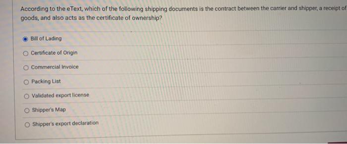 According to the eText, which of the following