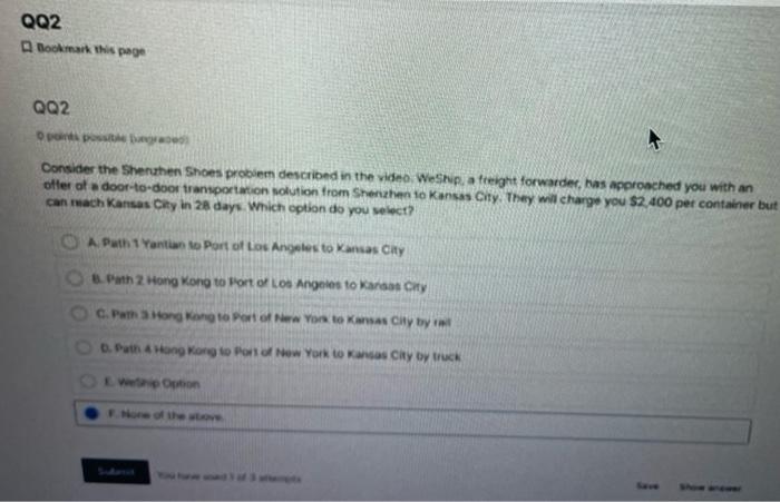 So the answer for the question is the option is