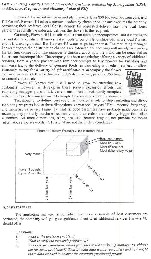 Case 1.2: Using Loyalty Data at Flowers4U: