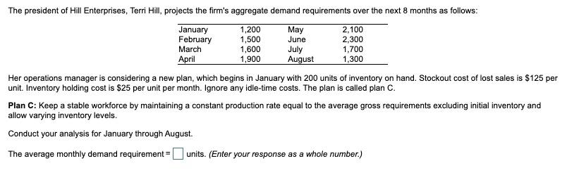 The president of Hill Enterprises, Terri Hill,