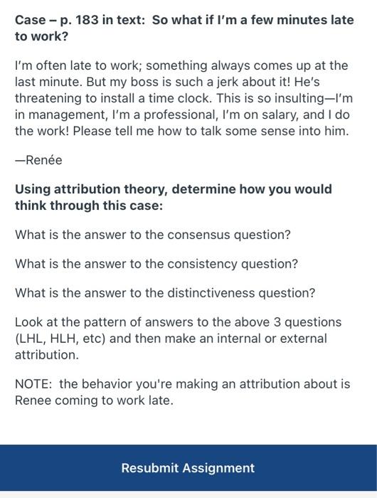 MY answer is wrong below: correction needs to be