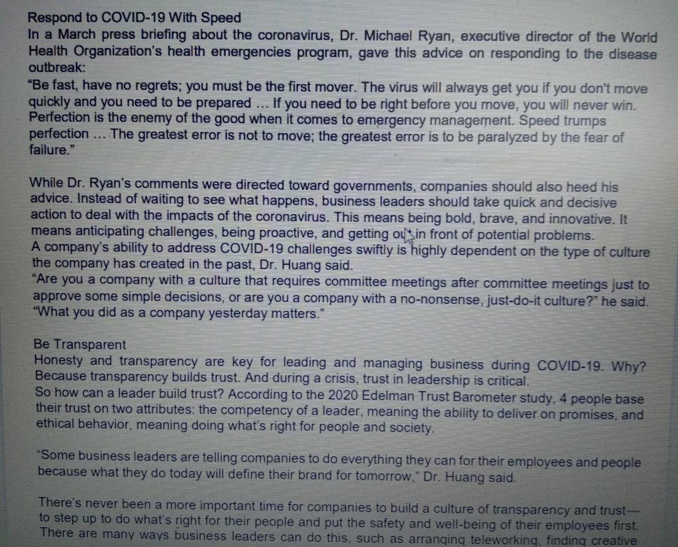 please read the case study and answer the