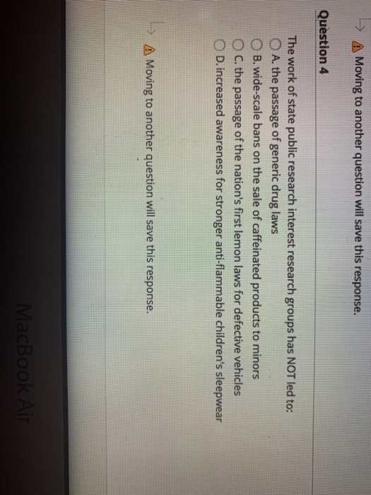 A Moving to another question will save this