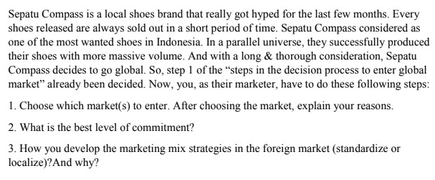 Sepatu Compass is a local shoes brand that really