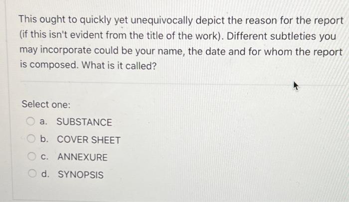 This ought to quickly yet unequivocally depict