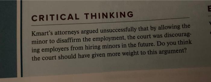 CASE 16-1 ADRIAN LOPEZ, v. KMART CORPORATION