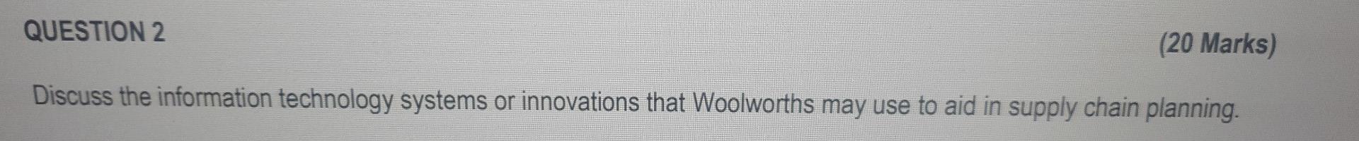 question 2 please assist with 20 comments