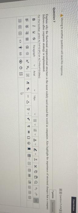 Case Window Moving to another question will save