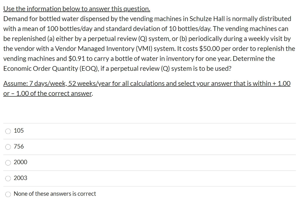 Use the information below to answer this