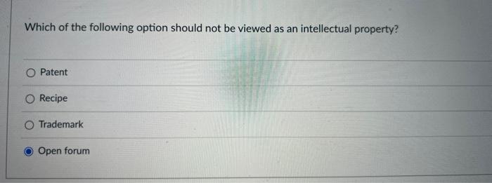 Which of the following option should not be
