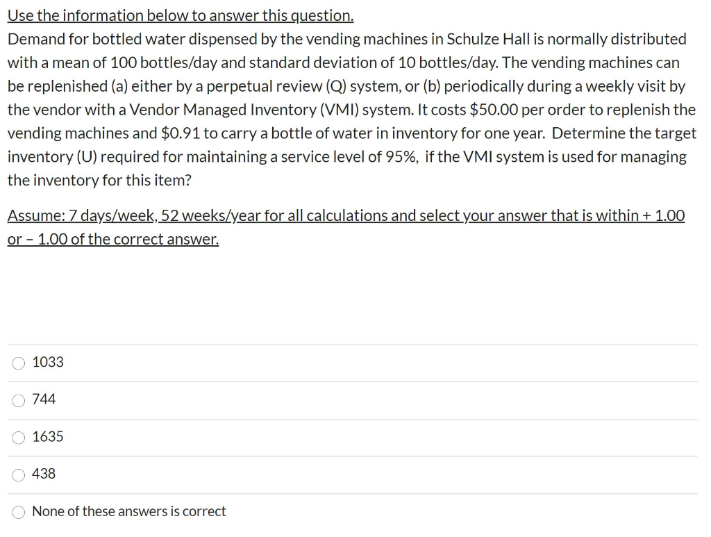 Use the information below to answer this