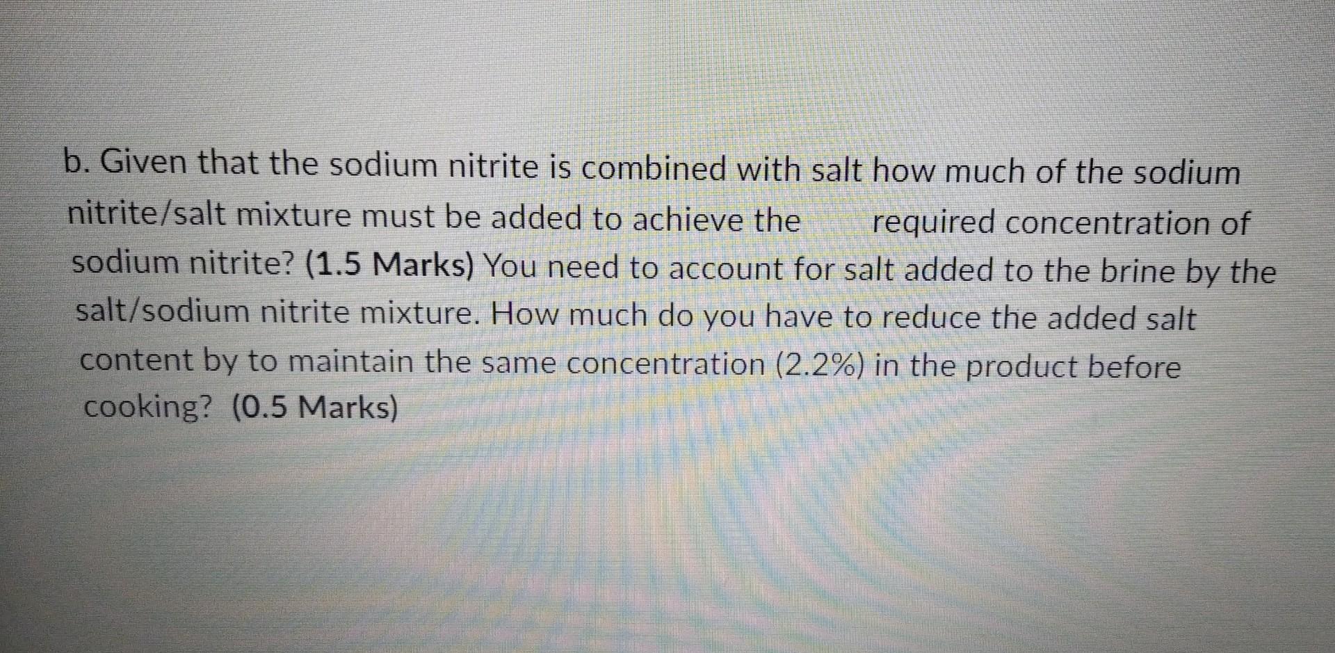 2. You are the production manager with a meat