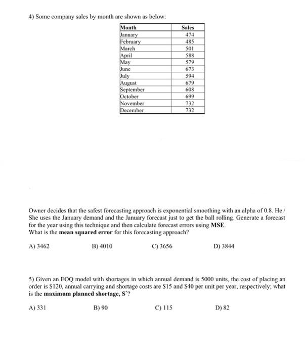can you explain without using excel Sales 474 485