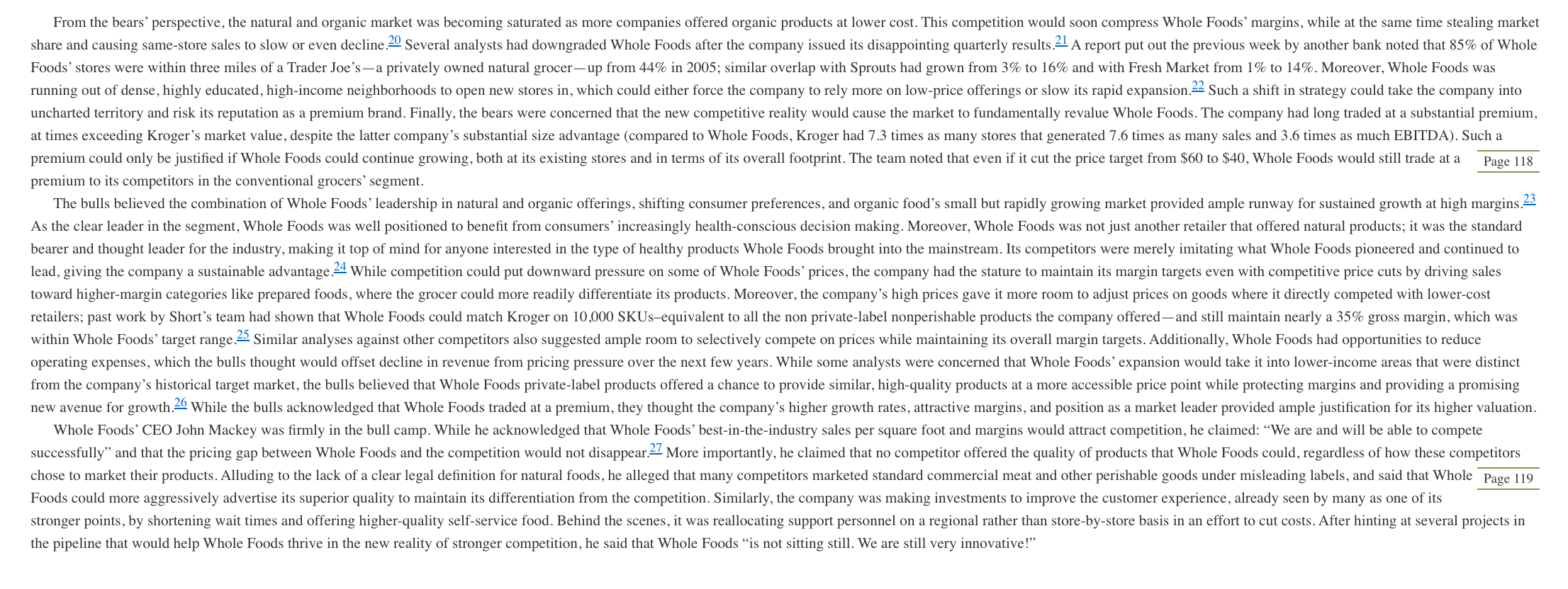 repare a competitor analysis. How would you