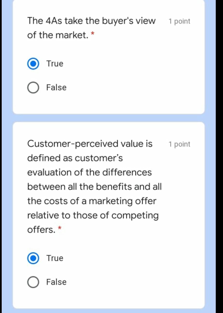 3 points When Ford offers a car with the same