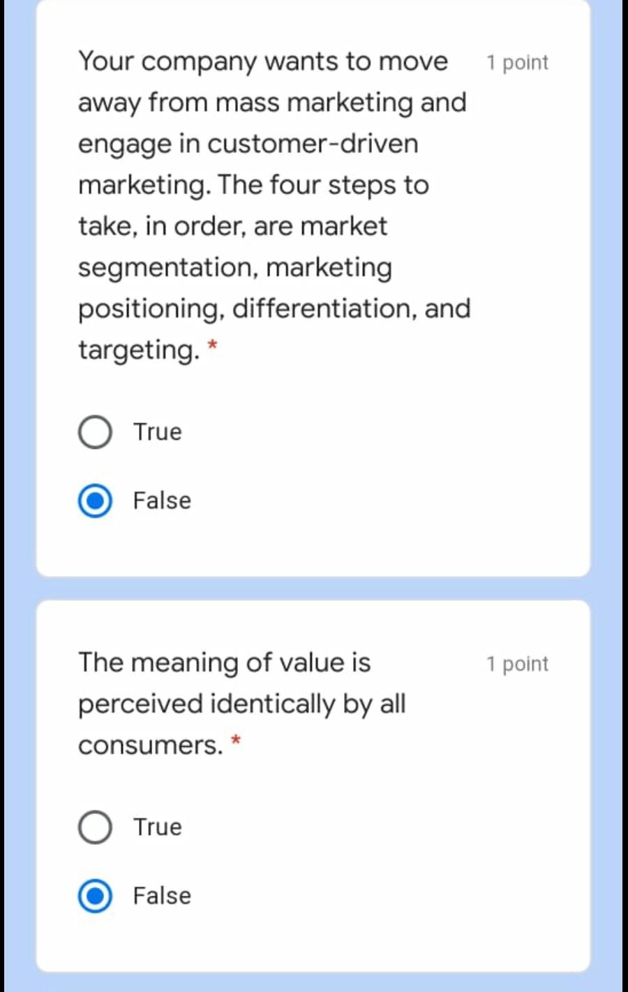 3 points When Ford offers a car with the same