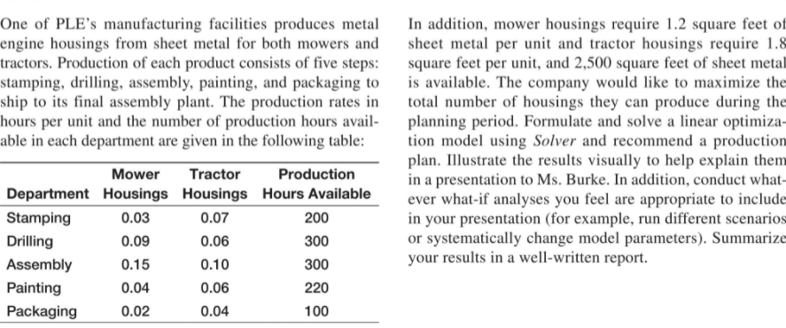 With Excel... 1. Please fill out the model