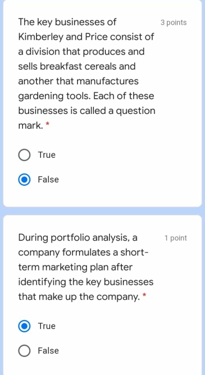 3 points When Ford offers a car with the same