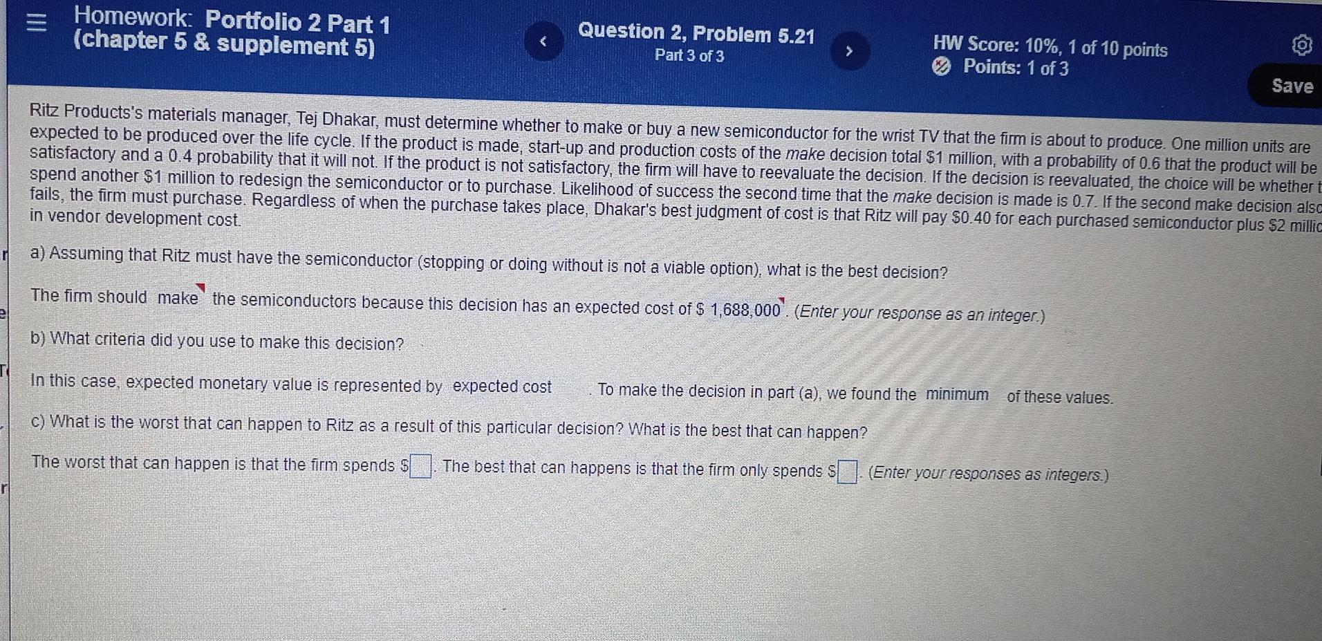 I need a professional answer for question c