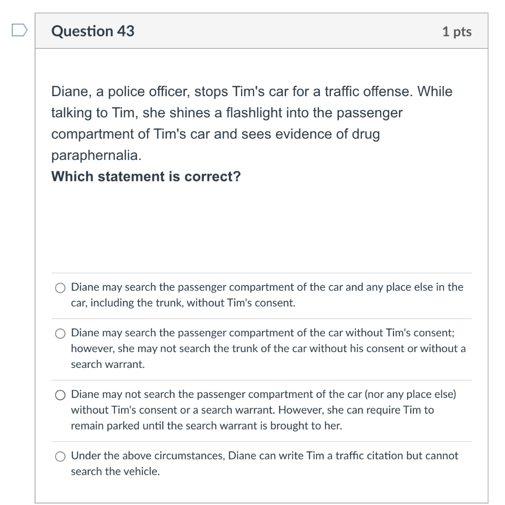 Question 42 1 pts Rich became upset with his