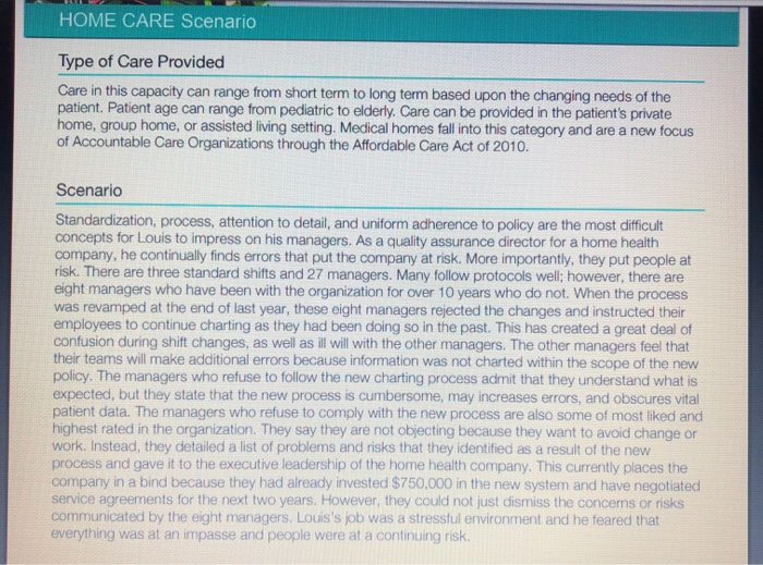 Answer questions according to the scenario: