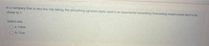 in a company , that is very low risk taking, the