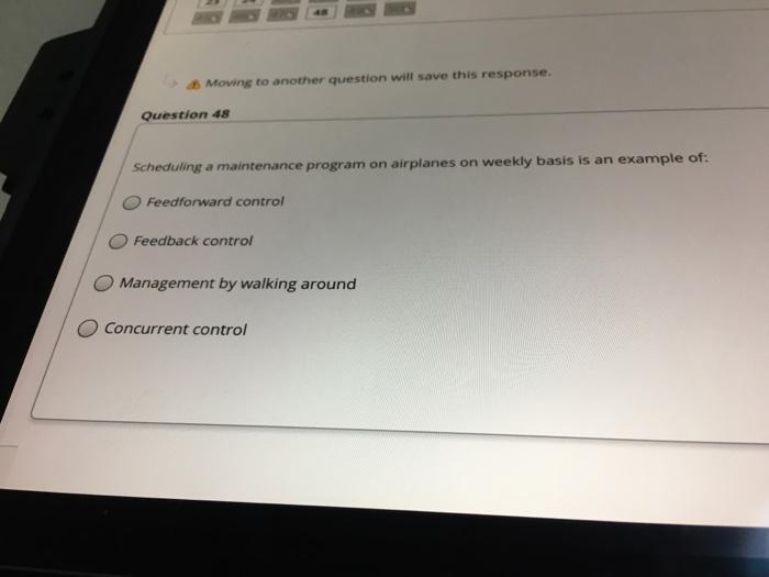 what the answer?? Moving to another question will