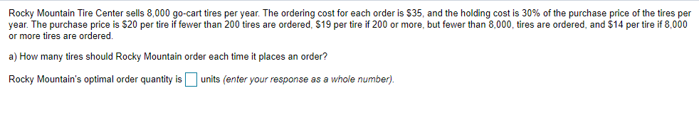 b) What is the total cost of this policy? Total