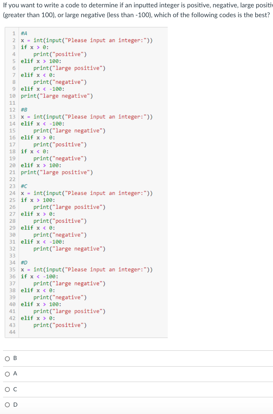 If you want to write a code to determine if an