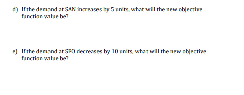 Problem 2: The Transportation Problem is a