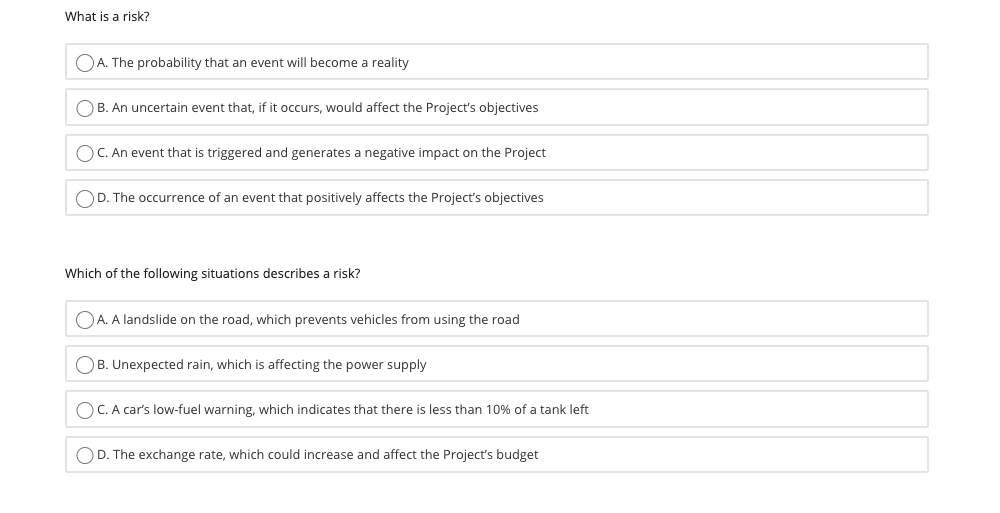 What benefits does risk management in development