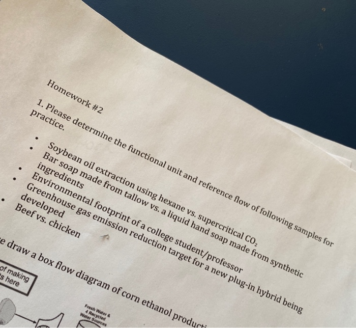 all it is asking for is the functional unit and